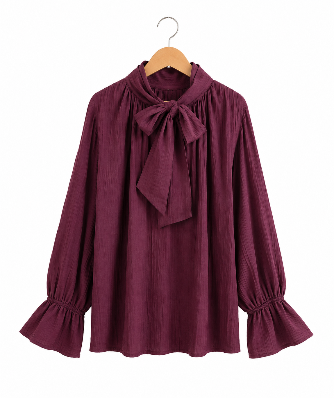 BURGUNDY BLOUSE