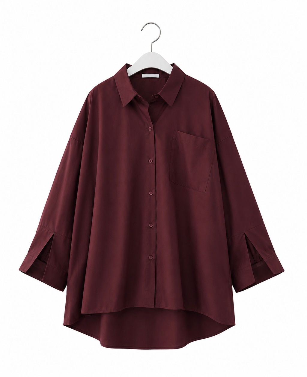 CHEMISE EXTRA OVER BURGUNDY