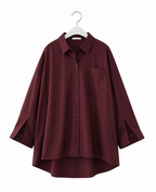 CHEMISE EXTRA OVER BURGUNDY