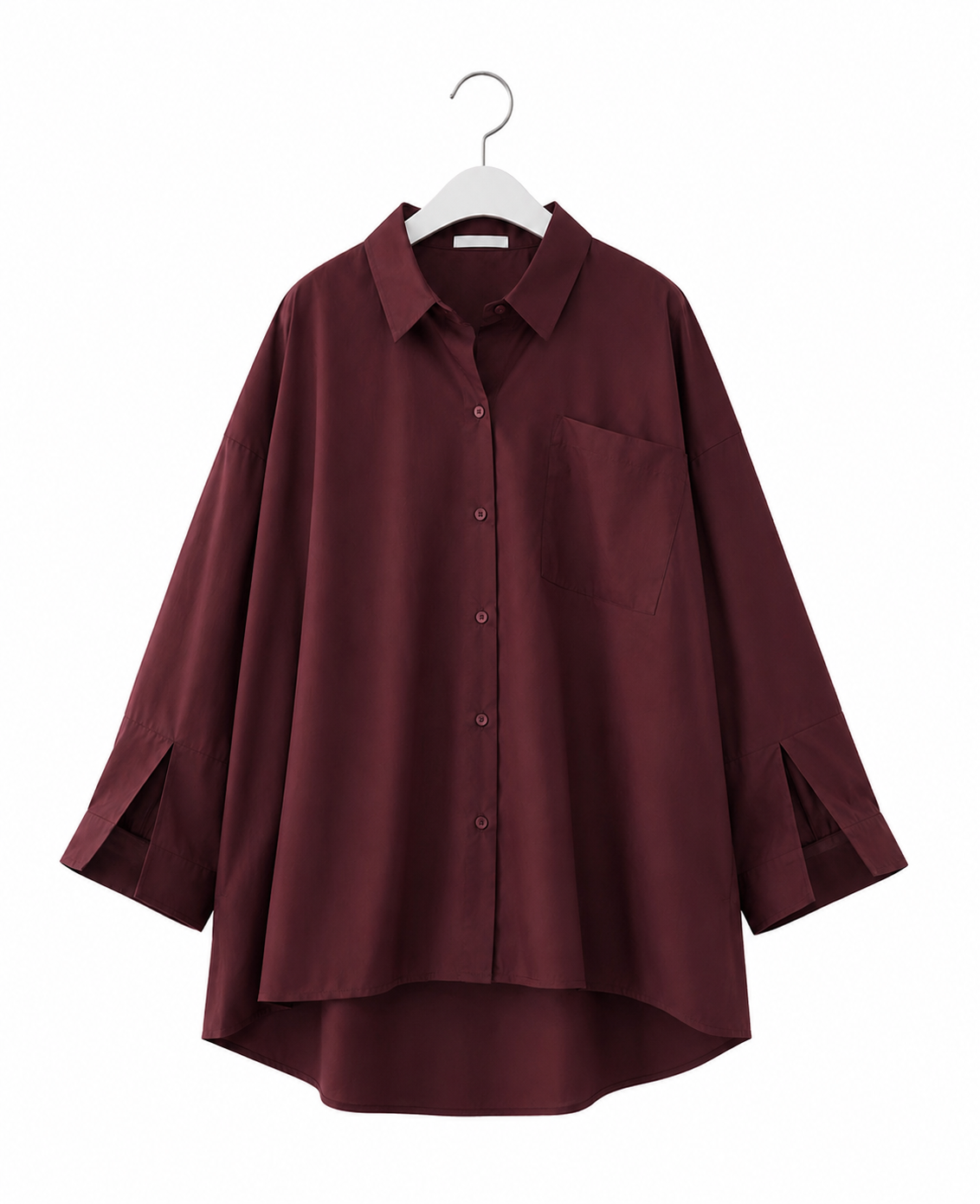 CHEMISE EXTRA OVER BURGUNDY