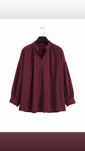 BLOUSE BURGUNDY