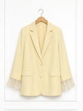 BLAZER DENTELLE BUTTER YELLOW