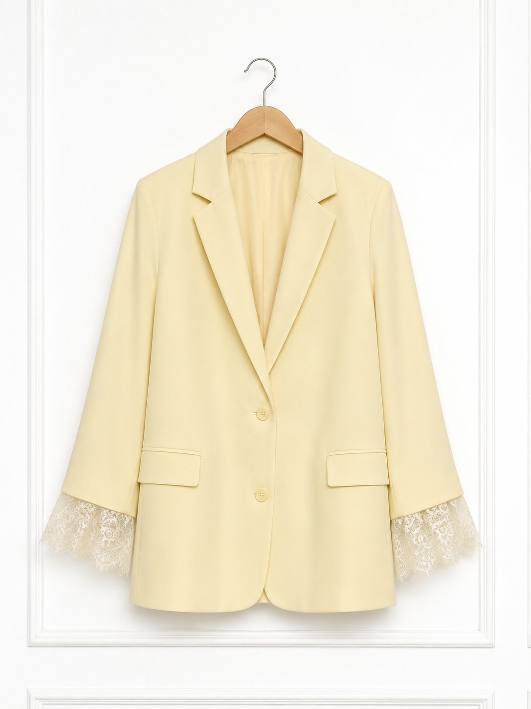 BLAZER DENTELLE BUTTER YELLOW