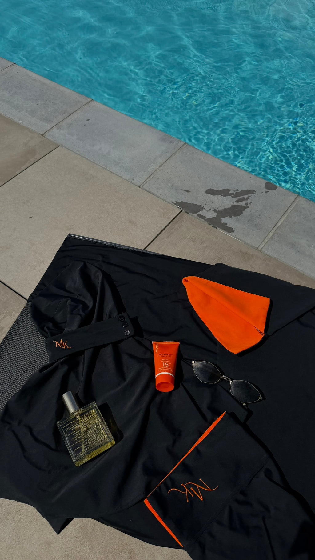 BURKINI NOIR X ORANGE
