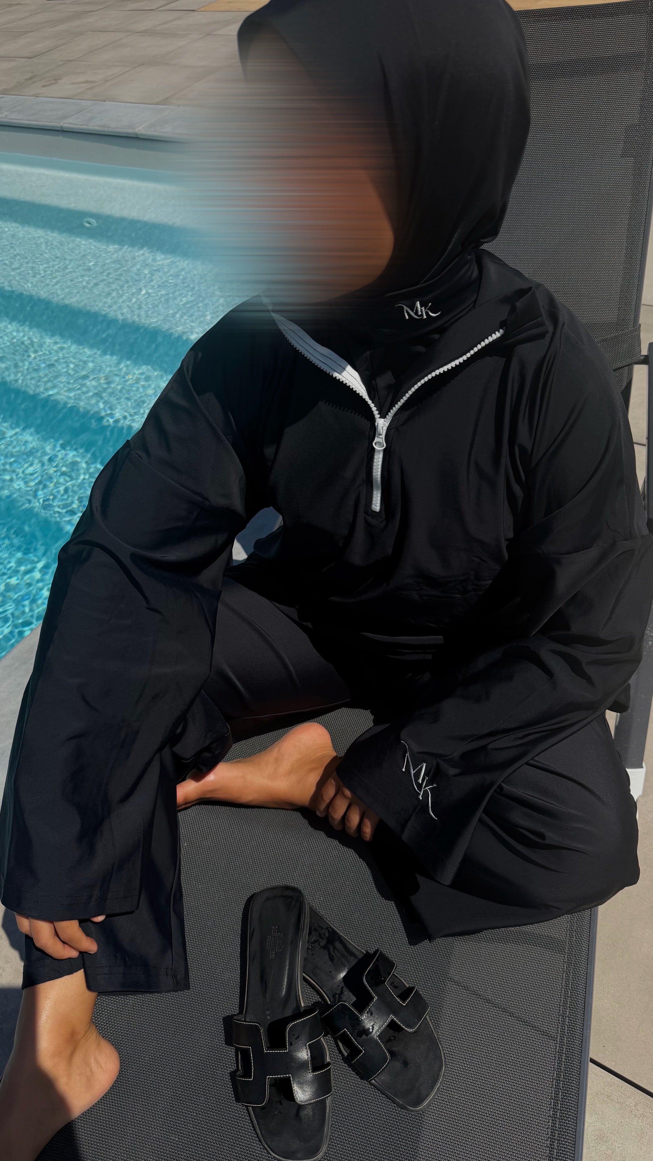 BURKINI NOIR X BLANC
