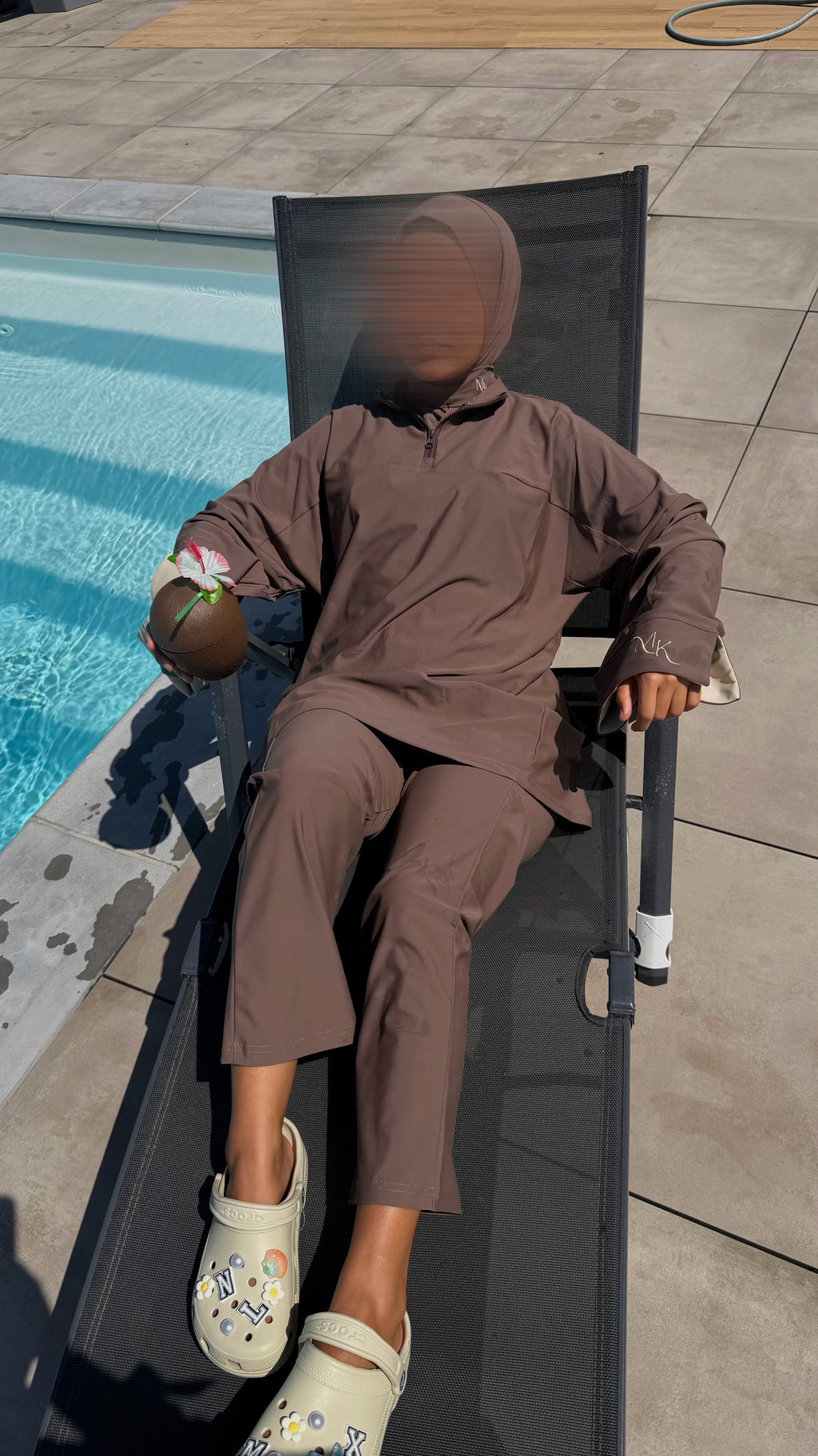 BURKINI MARRON X BEIGE