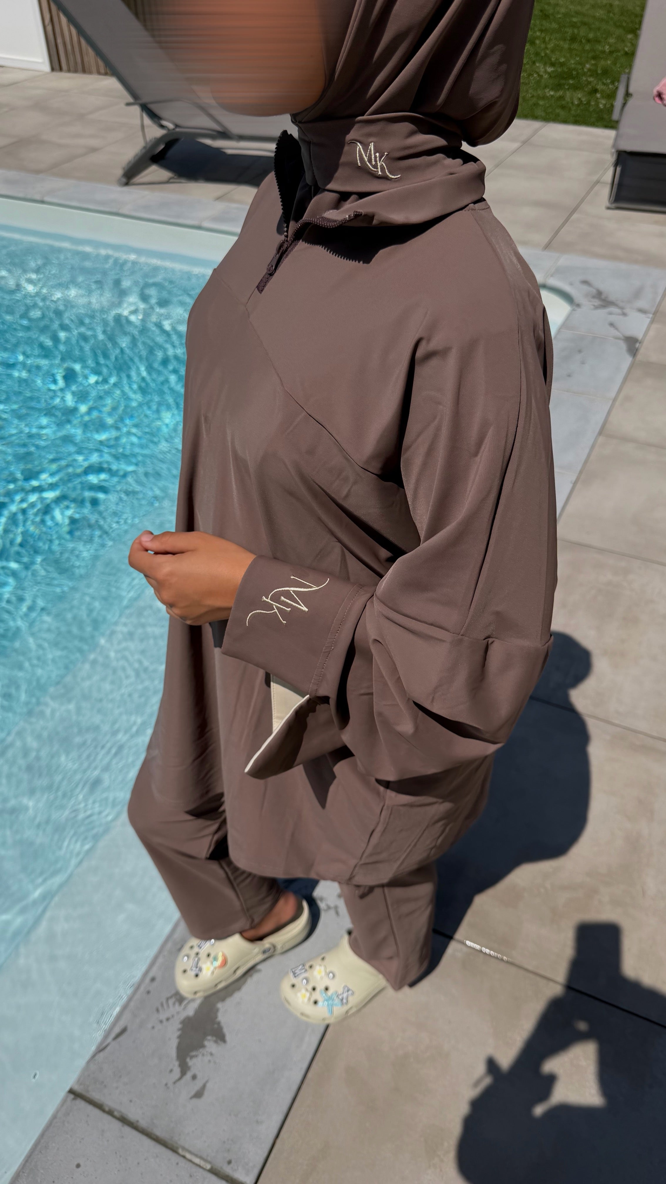 BURKINI MARRON X BEIGE