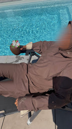 BURKINI MARRON X BEIGE