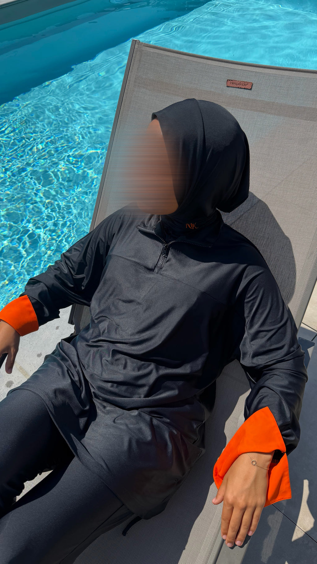 BURKINI NOIR X ORANGE